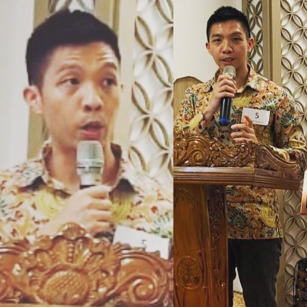 Indotutors student Gerald Tan Han Jie at the Indonesian language competition in Singapore