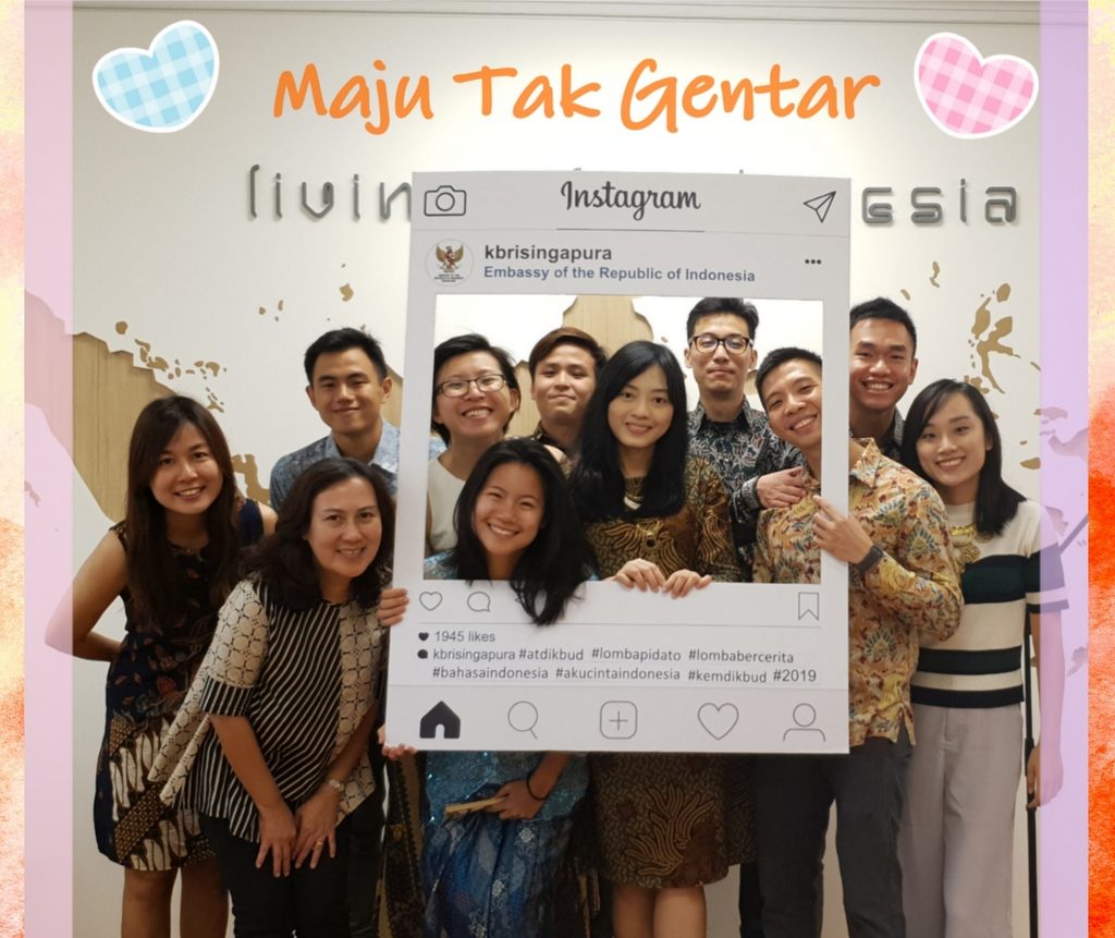 Indotutors students at the 2019 Indonesian language competition in Singapore