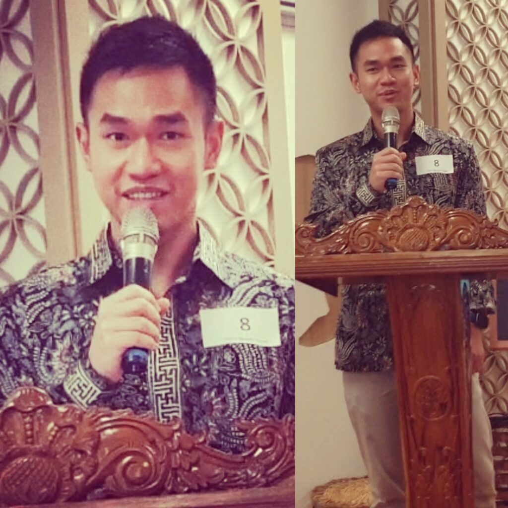 Indotutors student Pierre Nguyen Thanh Phong at the Indonesian language competition in Singapore